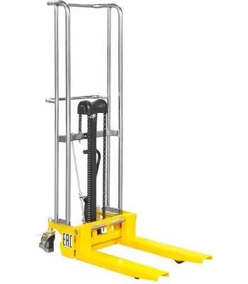 SMARTLIFT SDDJS1500 400 кг 1,5 м Штабелер ручной гидравлический (с вилами и площадкой) с доставкой в Воронеж купить по выгодной цене 100kwatt.ru