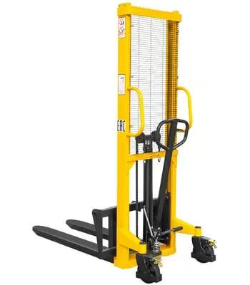 SMARTLIFT SDJ 1016 1 т 1,6 м Ручной гидравлический штабелер с раздвижными вилами 310-850 мм с доставкой в Воронеж купить по выгодной цене 100kwatt.ru