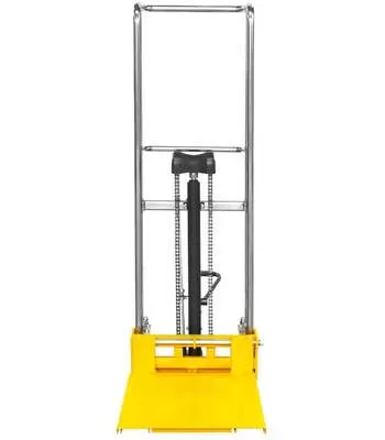 SMARTLIFT SDDJS1500 400 кг 1,5 м Штабелер ручной гидравлический (с вилами и площадкой) с доставкой в Воронеж купить по выгодной цене 100kwatt.ru